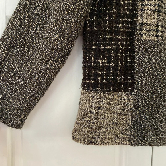 Chico’s‎ Size 2 Women’s Size Large Wool Blend Shacket Jacket Button Up Coat - Picture 3 of 7